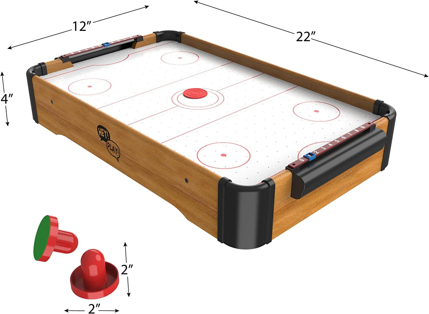 Air Hockey Table Mini Arcade Game - 22-Inch
