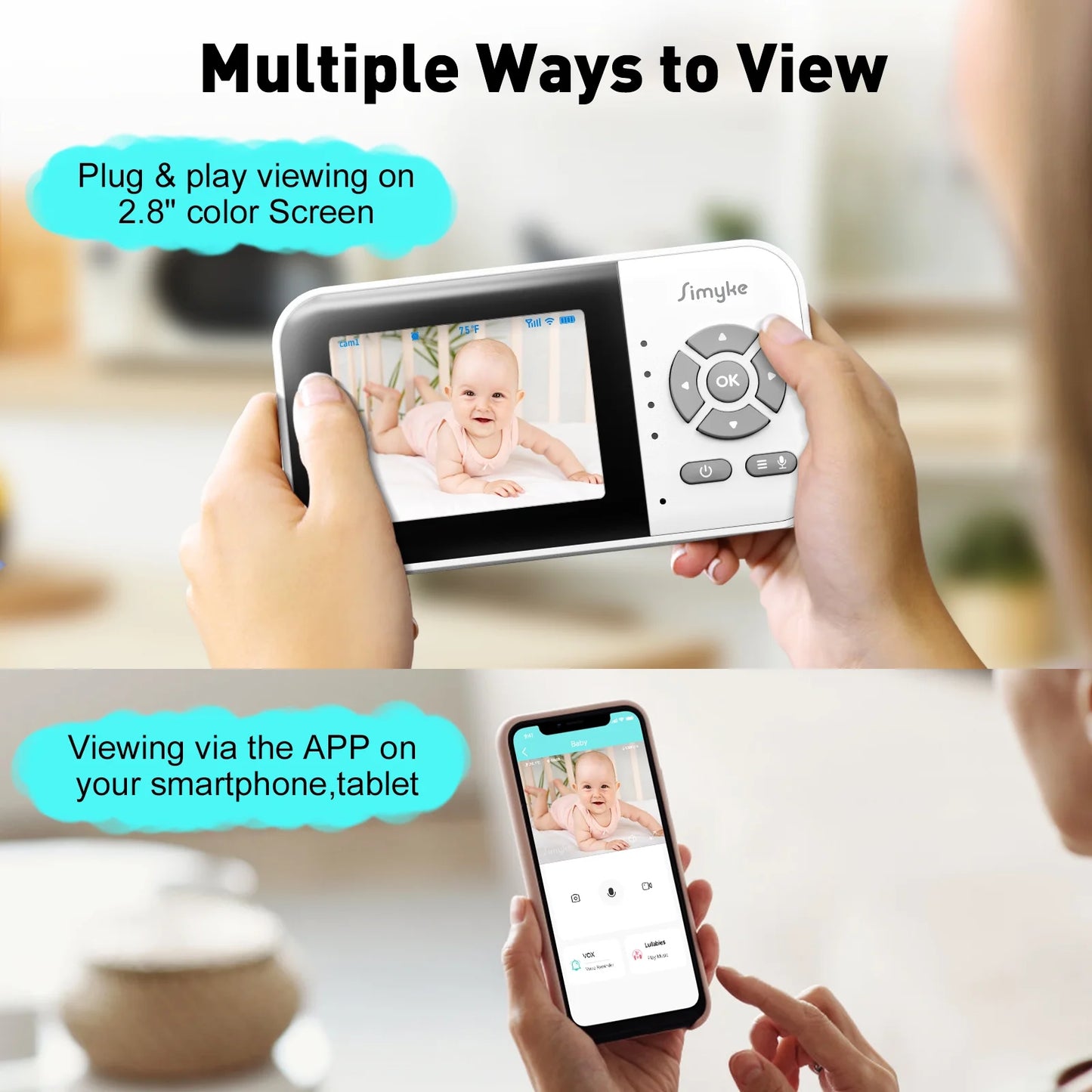 Baby Monitor Wi-fi Video Camera