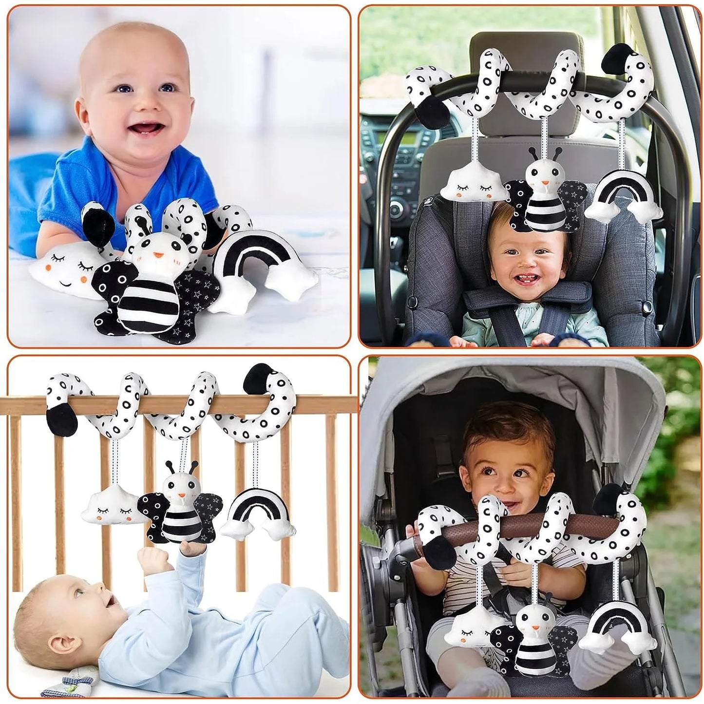 Car Seat and Stroller Hanging Toys for Baby