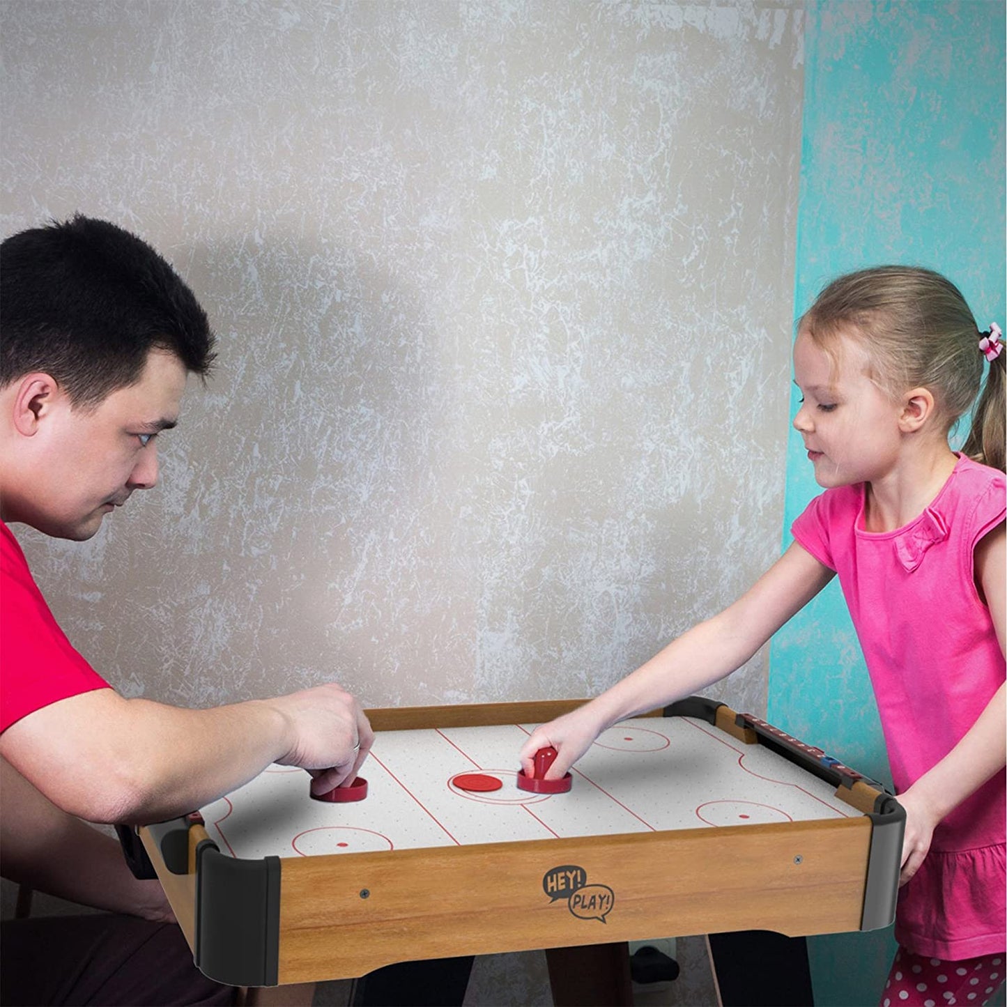 Air Hockey Table Mini Arcade Game - 22-Inch