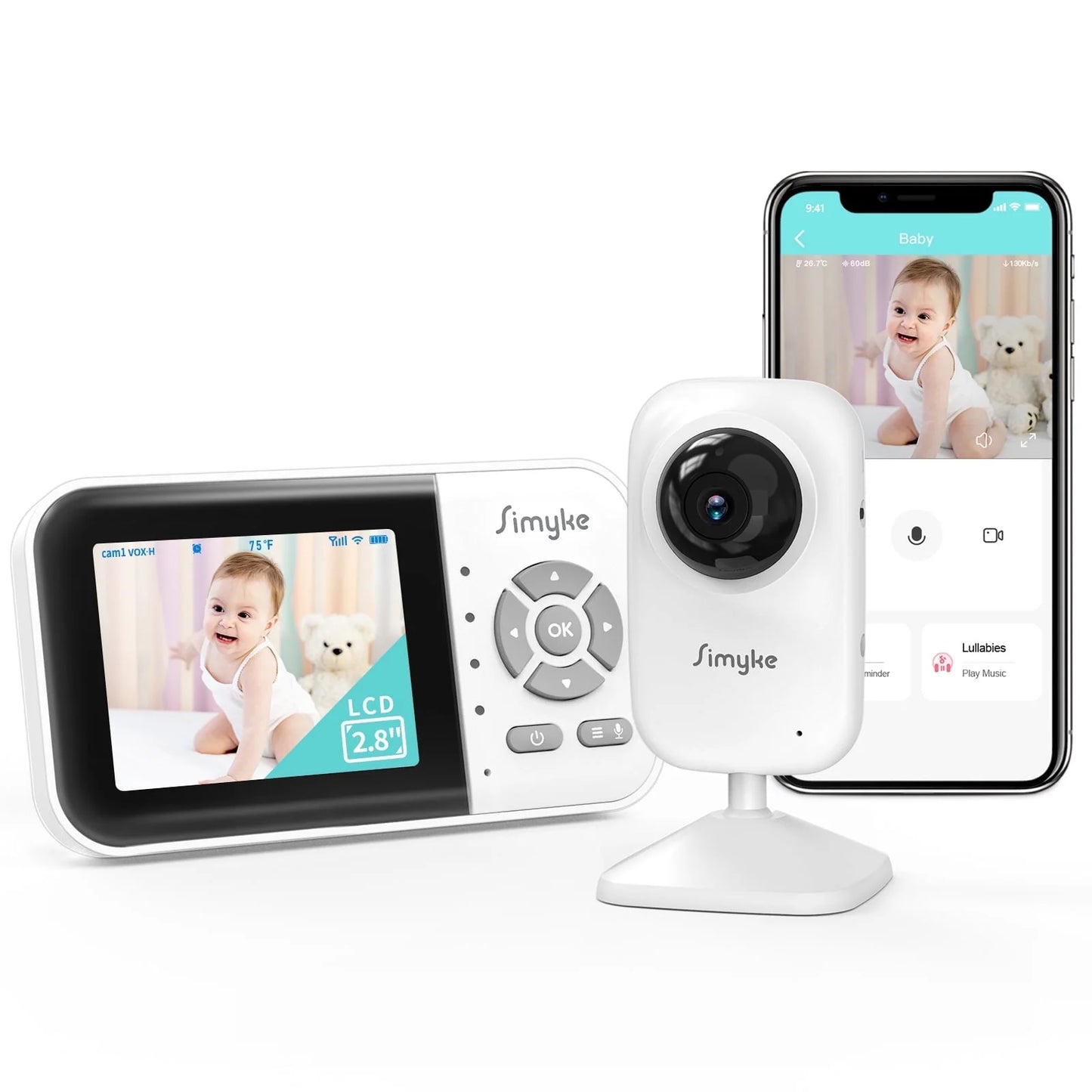  Baby Monitor Wi-fi Video Camera