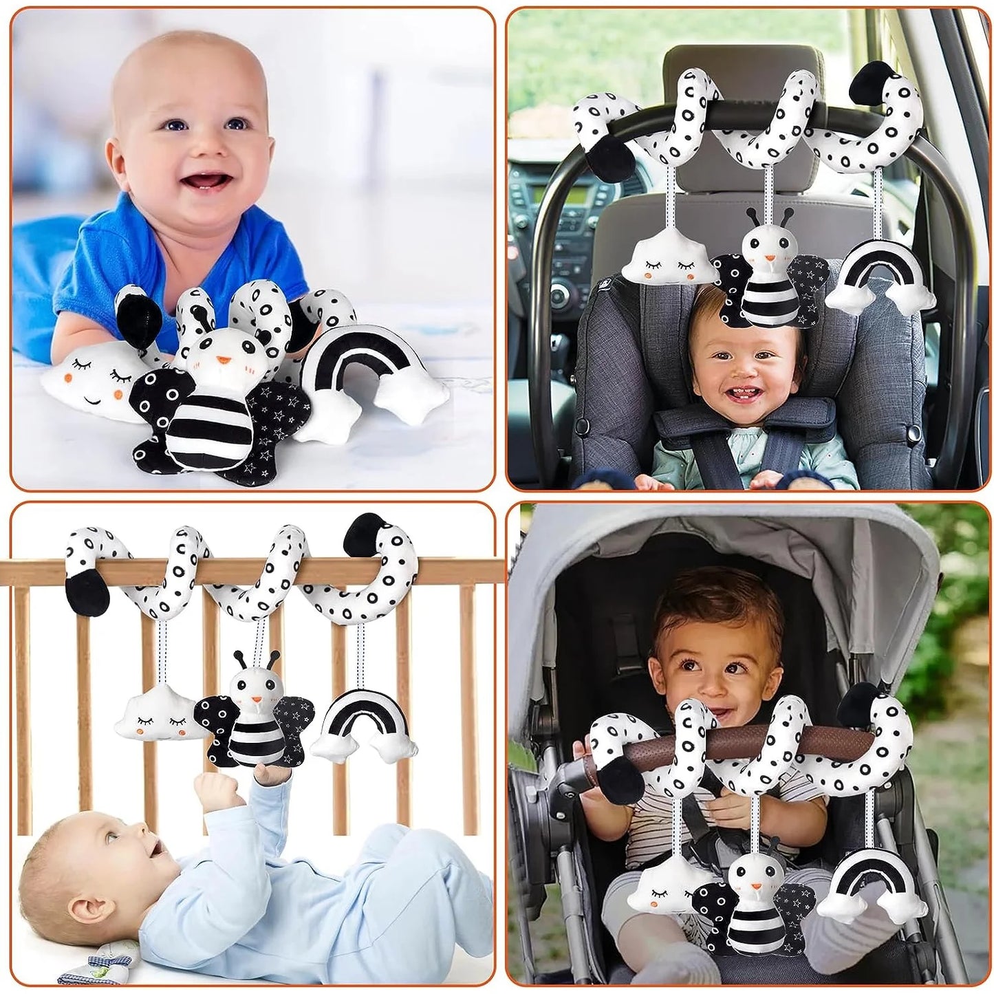 Car Seat and Stroller Hanging Toys for Baby  