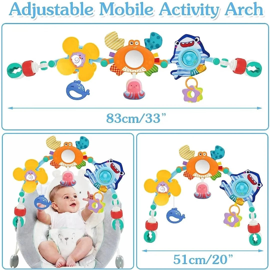 Adjustable Baby Stroller Car Seat Toys