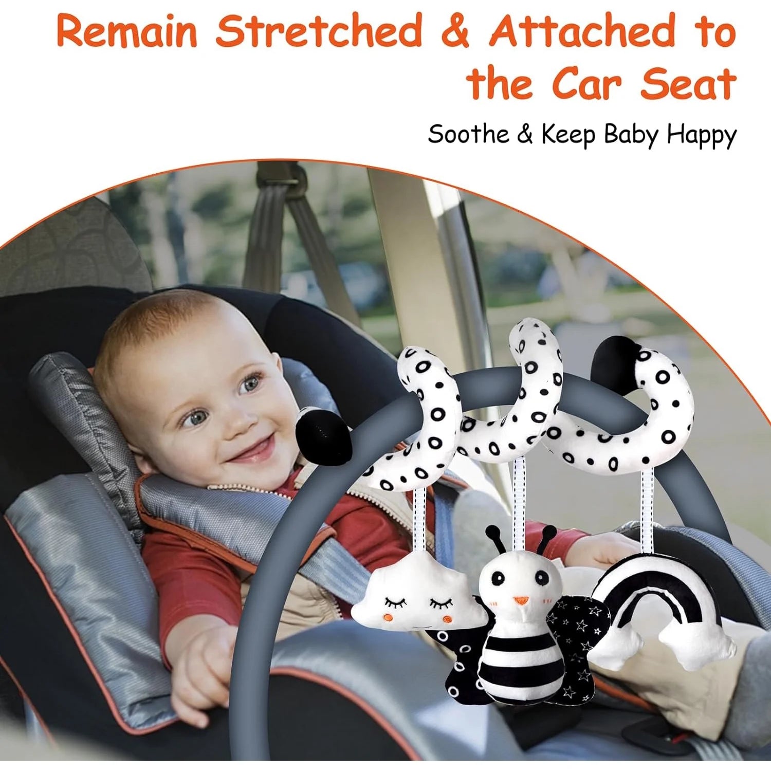 Car Seat and Stroller Hanging Toys for Baby  