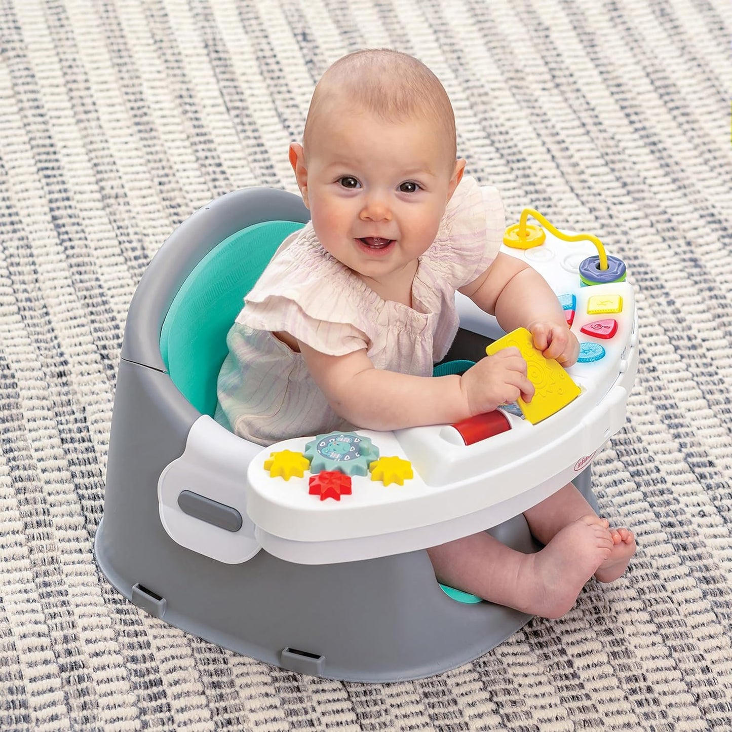 3-In-1Infant Activity and Feeding Seat with Electronic Piano