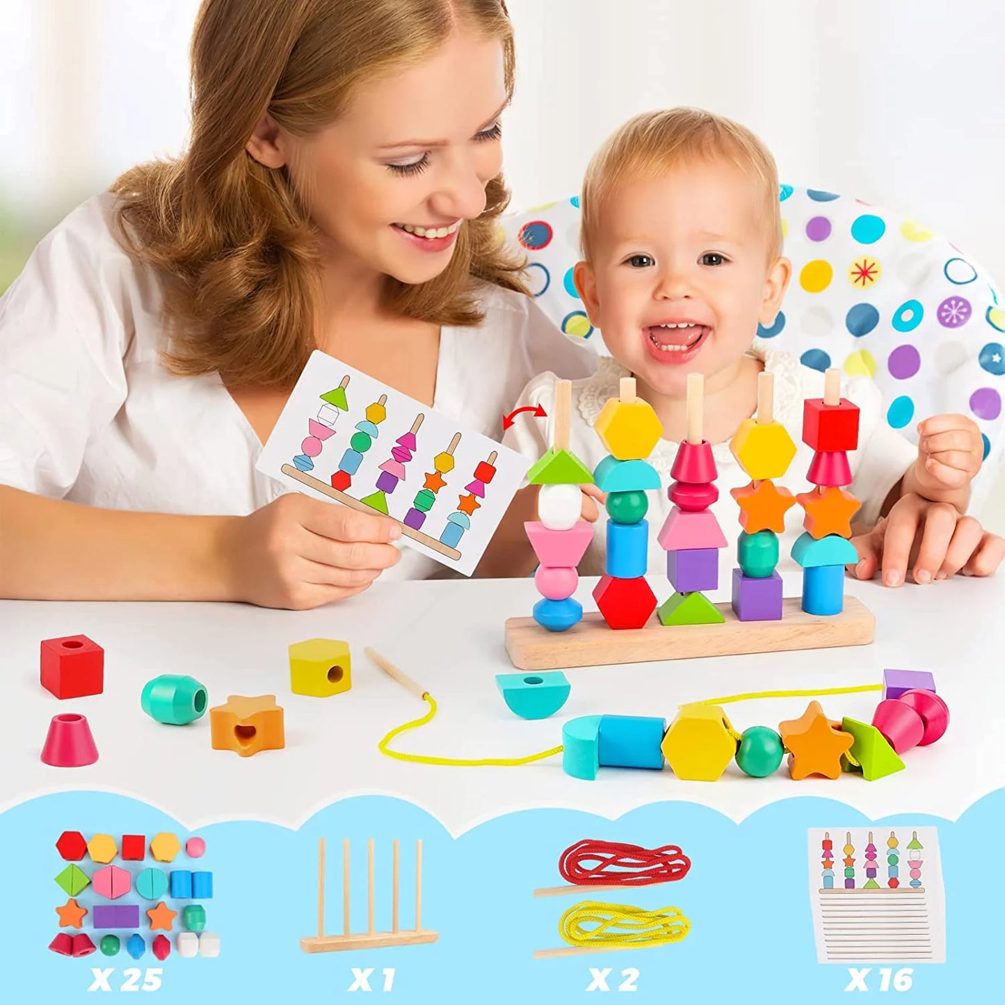 Montessori Toys for Toddlers 1+ years