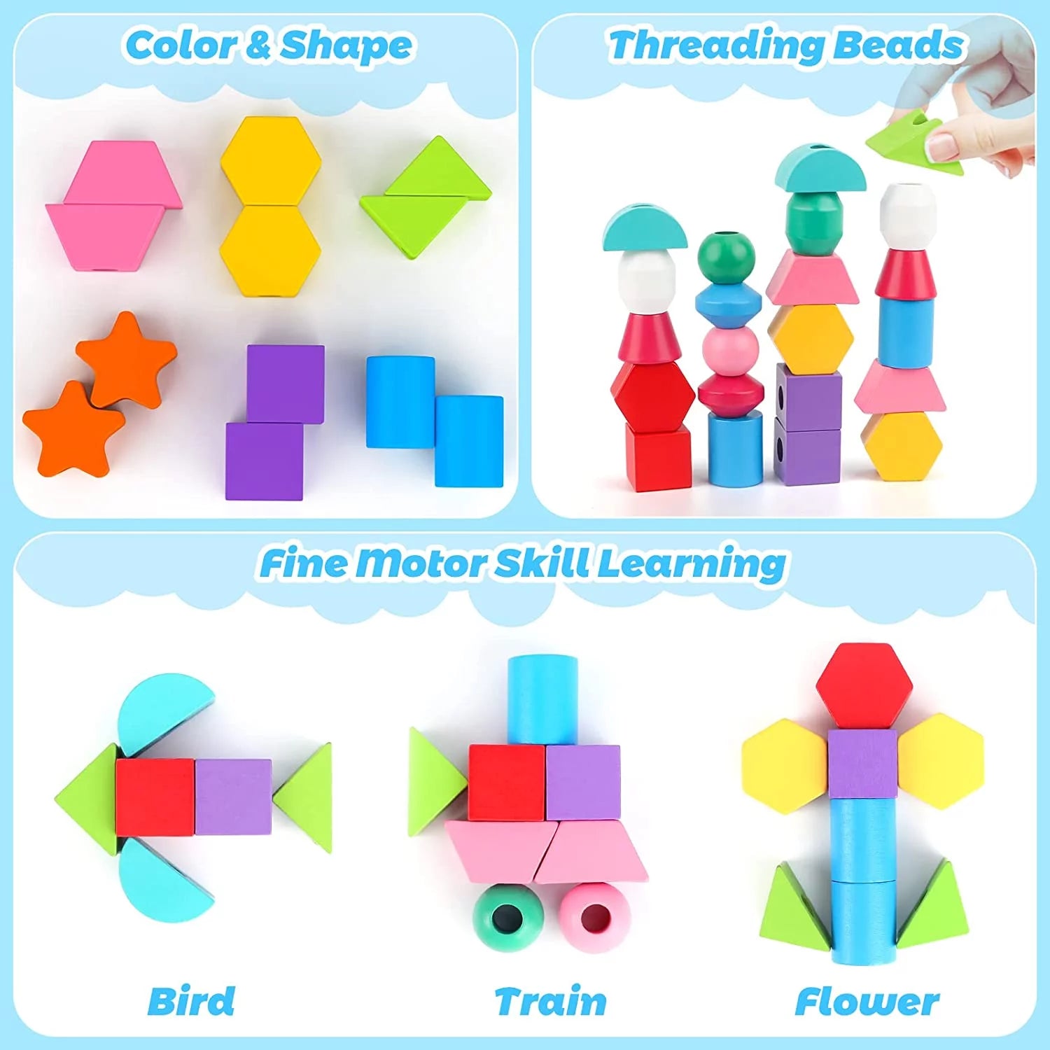 Montessori Toys for Toddlers 1+ years