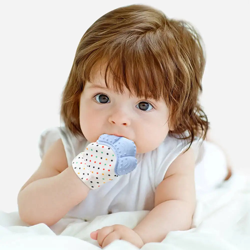 Baby Chewing Teether Toy Gloves  