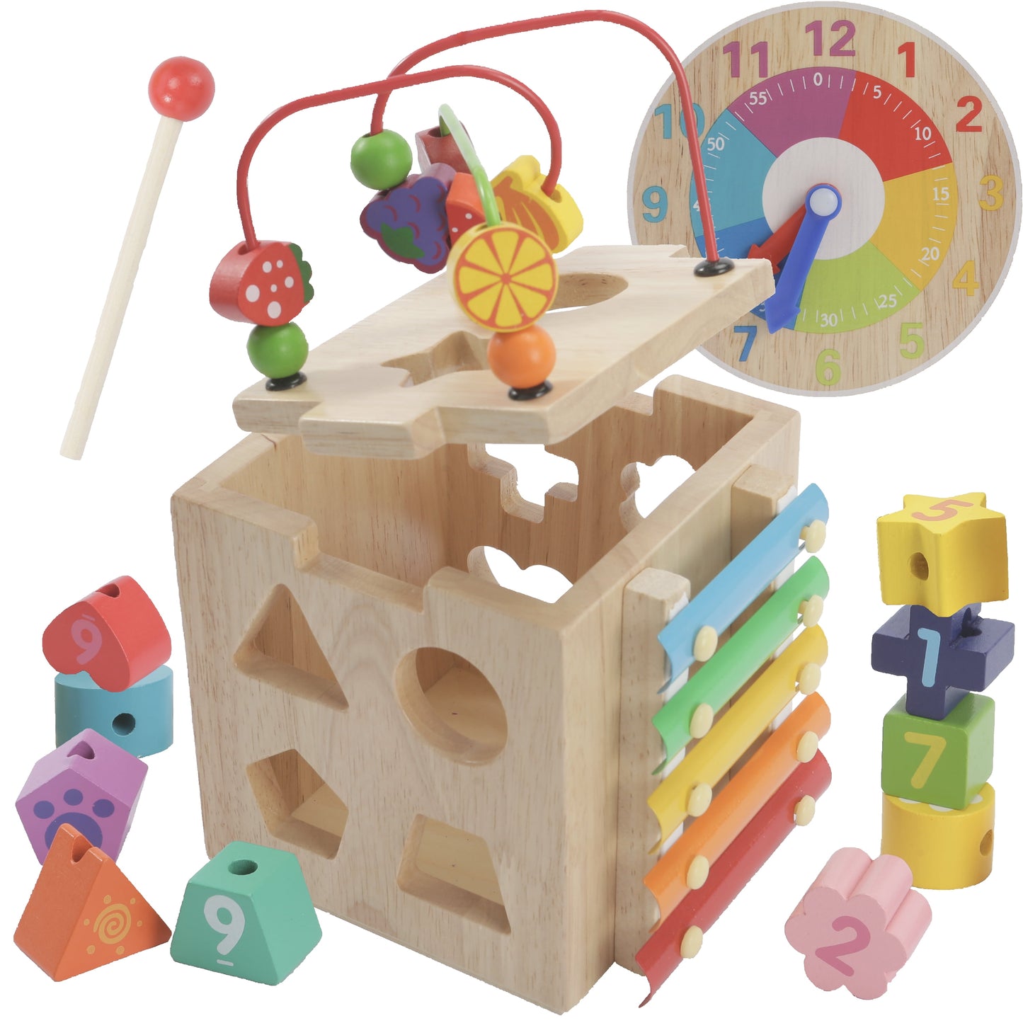 Baby Activity Cube Montessori Toys