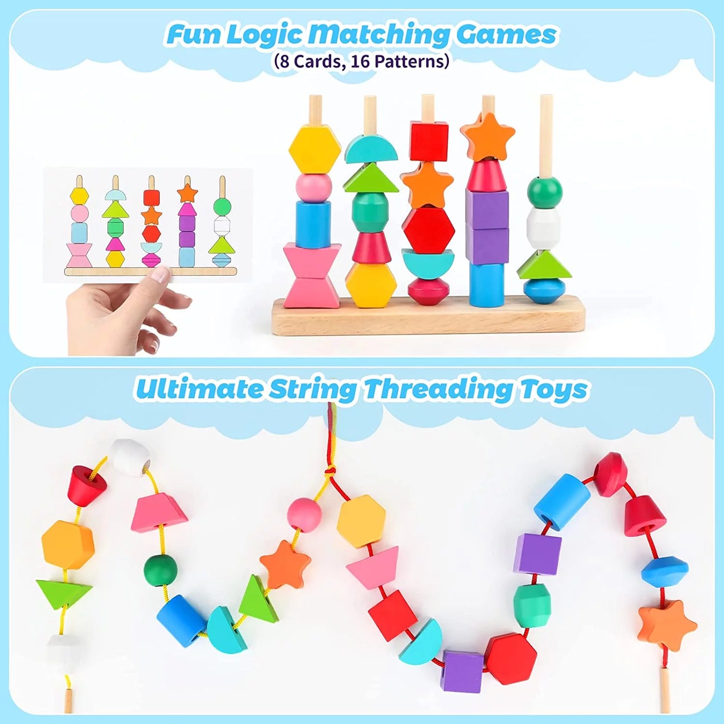 Montessori Toys for Toddlers 1+ years