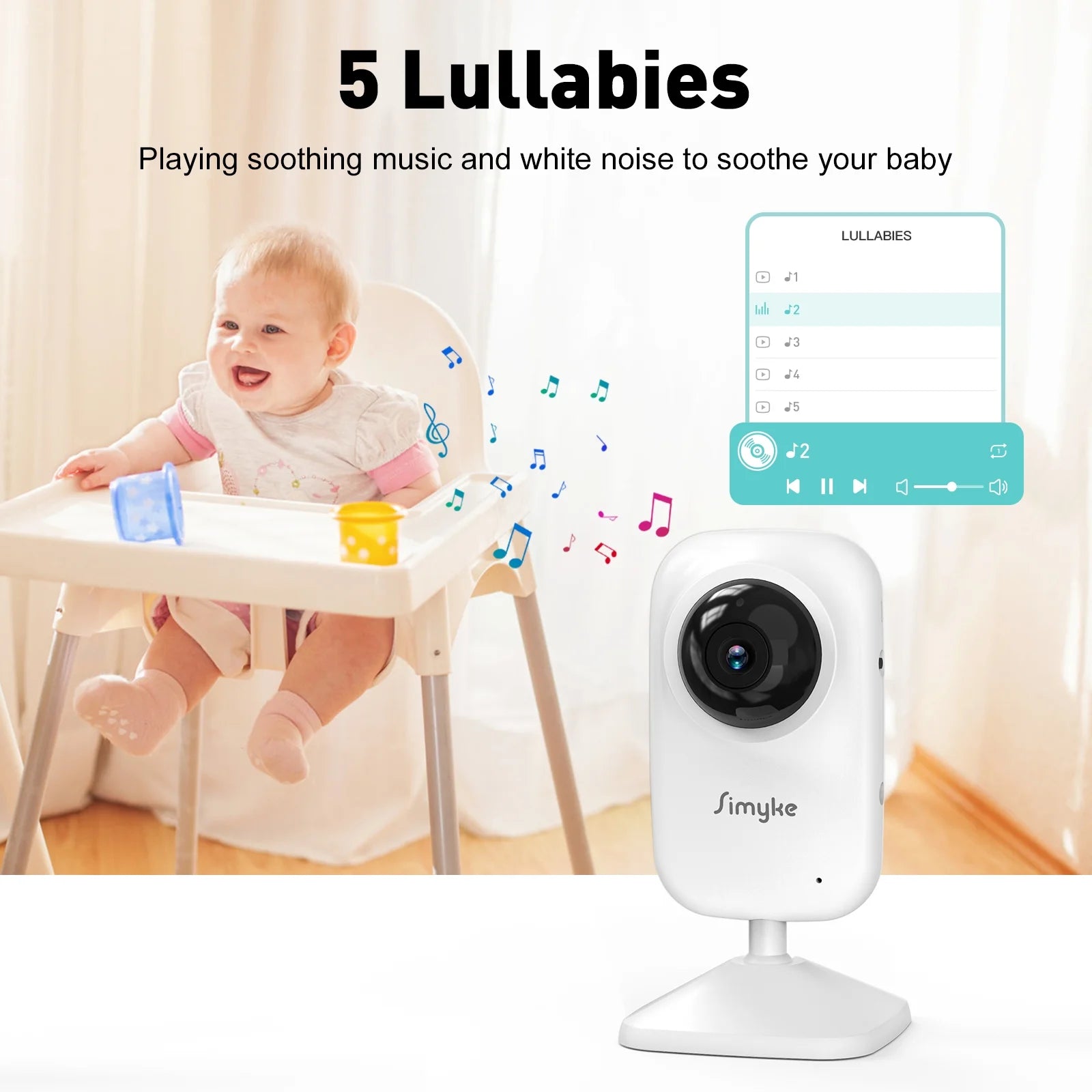  Baby Monitor Wi-fi Video Camera