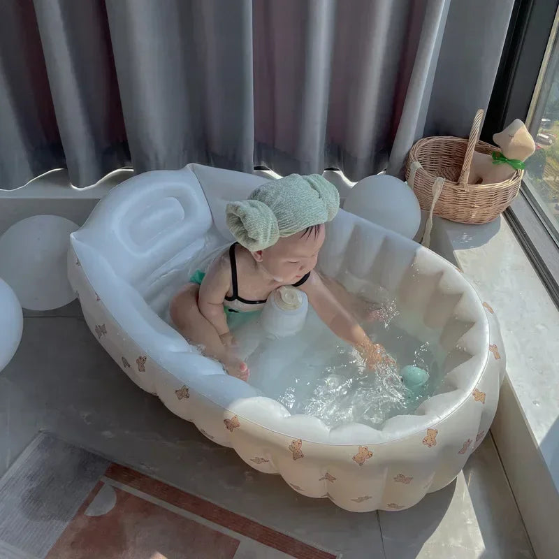 Indoor Inflatable Bathtub !